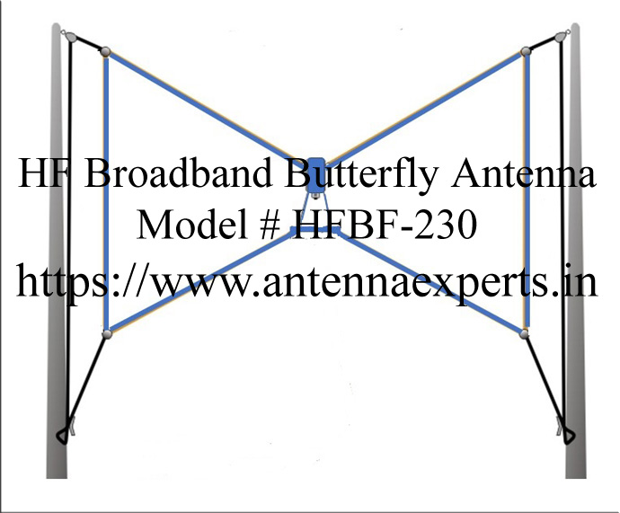 HF Broadband Butterfly Antenna