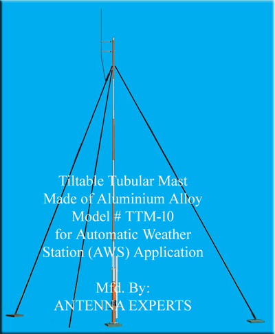 Meteorological Mast AWS Masts Automatic Weather Station Mast 