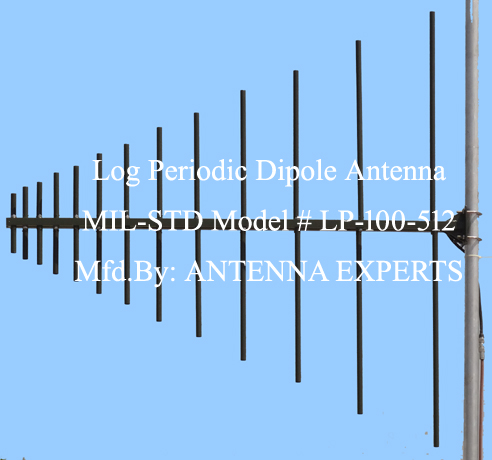  Log Periodic Dipole Antenna 100-512MHz