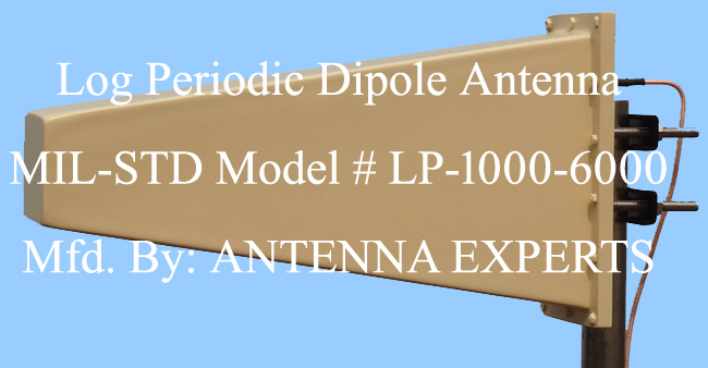  Log Periodic Dipole Antenna 1000-6000MHz