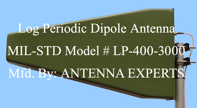  Log Periodic Dipole Antenna 400-3000MHz