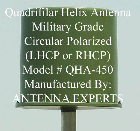 Quadrifilar Helix Antenna 400MHz QHA Antenna