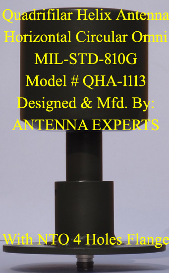 Quadrifilar Helix Antenna 1100-1300MHz GPS L2 Band QHA Antenna