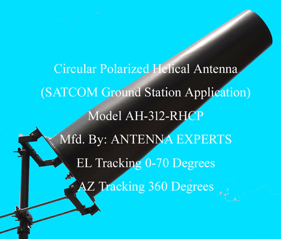 UHF Satcom Ground Station Antenna